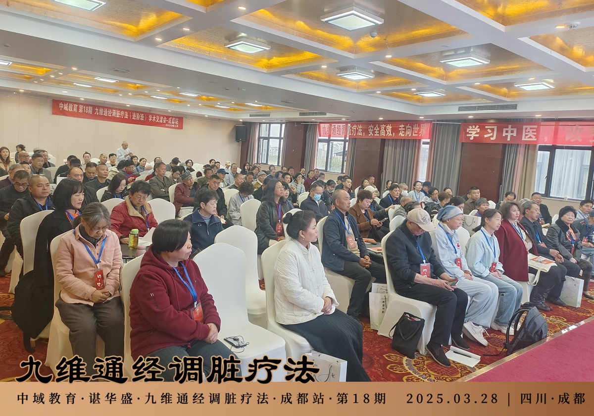 中域教育第 18 期九维通经调脏疗法进阶班学术交流会（成都站）圆满落幕！