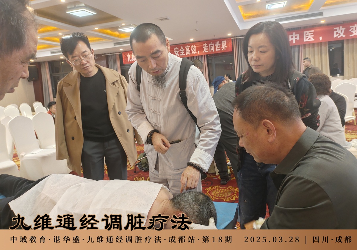 中域教育第 18 期九维通经调脏疗法进阶班学术交流会（成都站）圆满落幕！
